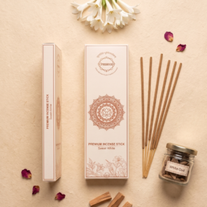Premium Incense Bamboo Sticks - Sweet White