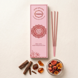 Premium Incense Bamboo Sticks - Woody Coral
